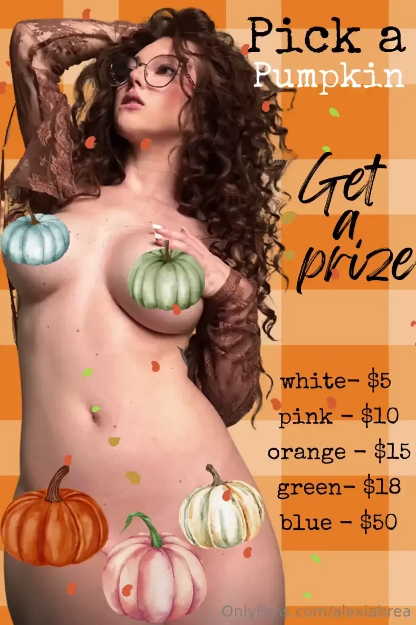 Let s play a game you pick a pumpkin and i ll send you a mystery prize 