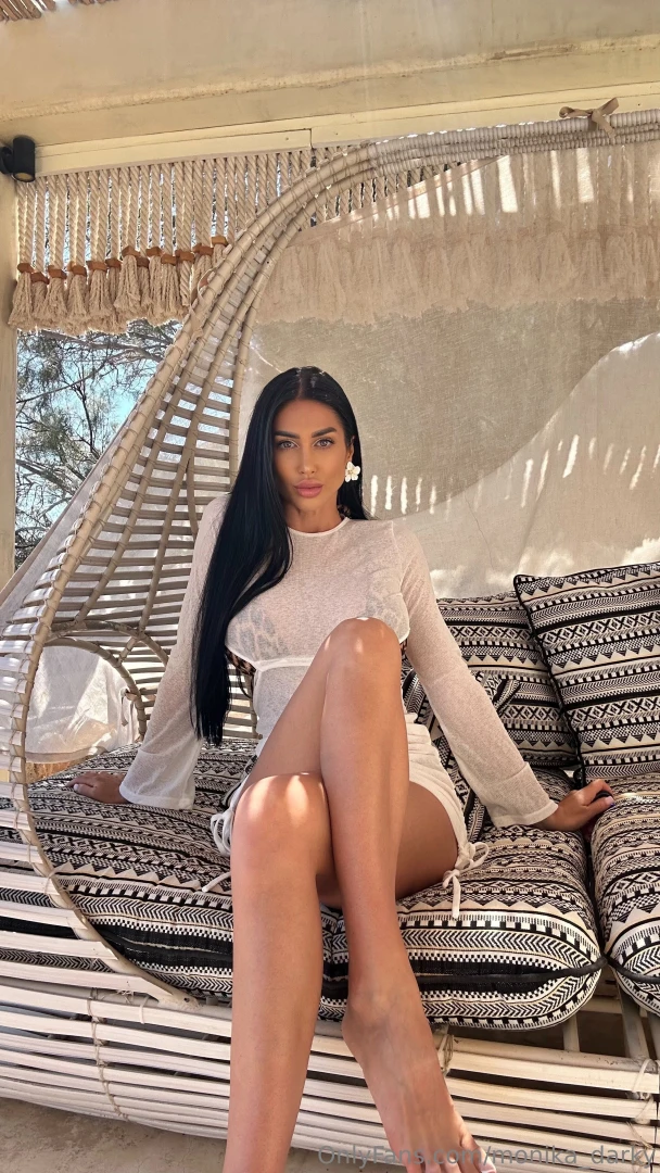 There s something about sitting in a hammock in a short dress the way 