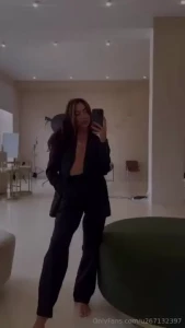 A lady can have style even when wearing a big jacket don t you think