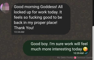 Helping a sub make a fresh start at a new job in that cage he ll have