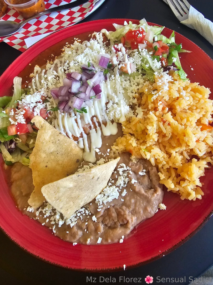 We celebrated cinco de mayo with some delicious enchiladas amp 