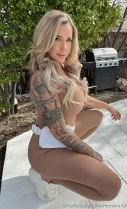 Squatting low reaching high