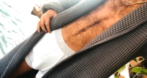 Just got my new robe too bad you re not here enjoying it with me