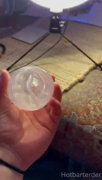 First time using a fleshlight nice tight fit watch as it grips around 