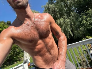 Beautiful day to get an outdoor workout in got a lil sweaty