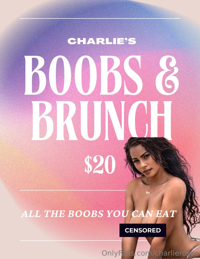 Charlie s boobs amp brunch special buffet now available as much as you 