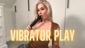 New vibrator play playing with my favourite vibrator it s the most