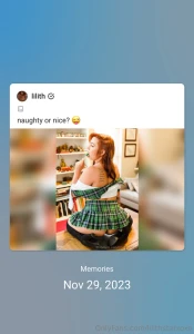 What do you think am i on the naughty list or have i been a good girl