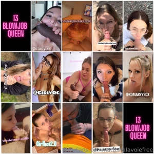 13 blowjob sluts pour 12 35mins de video regarde 13 blowjob queen