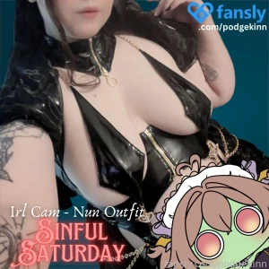 Tomorrow 8pm cst 9pm est - irl cam stream in my spicy nun outfit it s