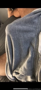 Good morning wood you like to see my morning load on my thigh