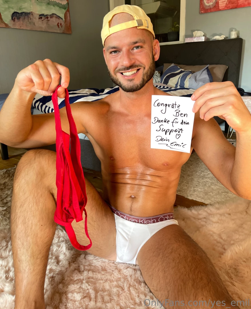 And the winner is ben congratulations you won the price red jockstrap 