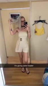 Trying out some summer outfits and swimwear today