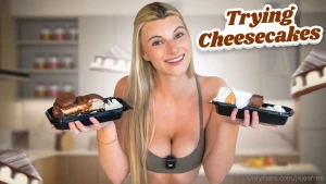 Blindfolded cheesecake taste testing join me for a delicious challenge