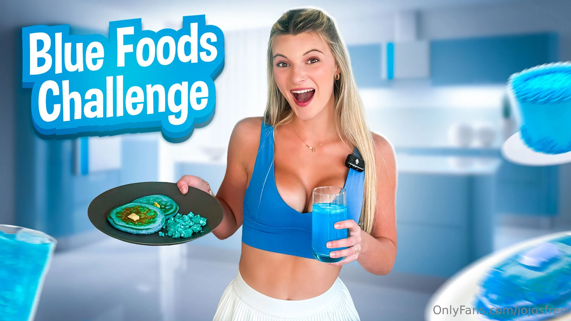 I only ate blue foods for 24 hours join me for the blue foods 