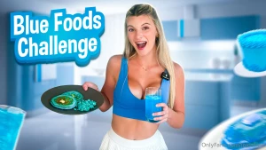 I only ate blue foods for 24 hours join me for the blue foods