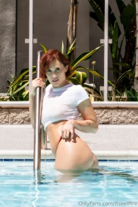 Who s up for a little skinny dip in the pool