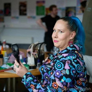 Bts shots from lmaof record god bless the amazing our makeup artist part 2