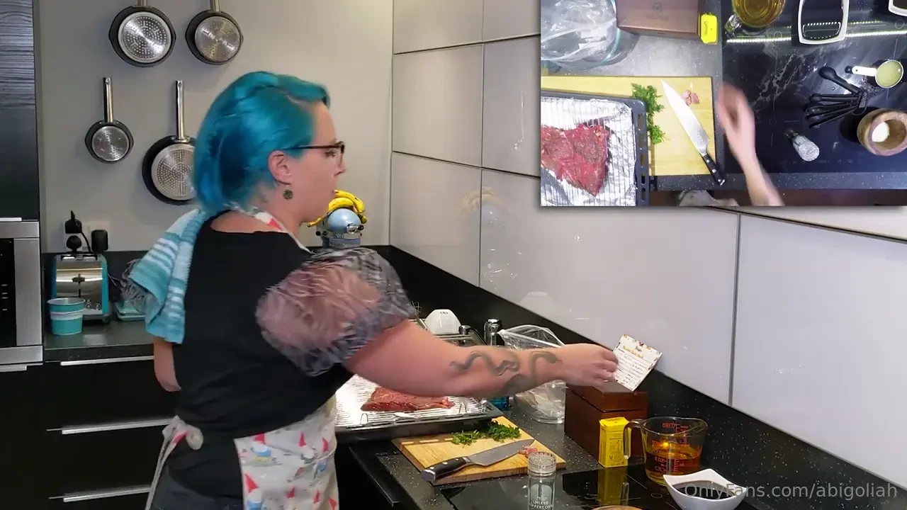 Just like mom made ep 1 how to make flank steak and napa cabbage salad part 1 