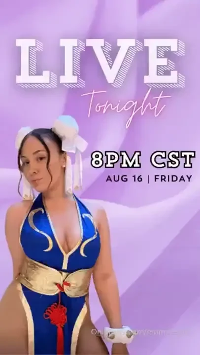 Babe i ll go live tonight you really don t want to miss this will you 