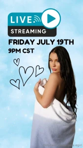 _i ll be going live tomorrow night at 9 00 cst see you there_