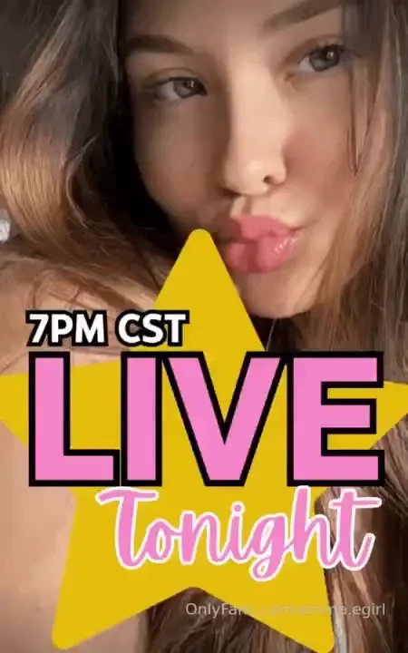 I will go live later at 7pm cst are you free tonight baby 