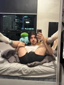 Practicing hip thrusting underneath you