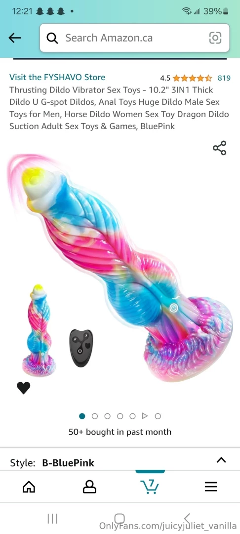 Purchase this post if you think i should get this dildo to use on my part 1 