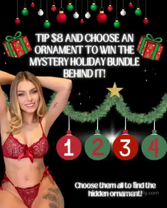 Choose an ornament and win something from my naughty gift vault choose 