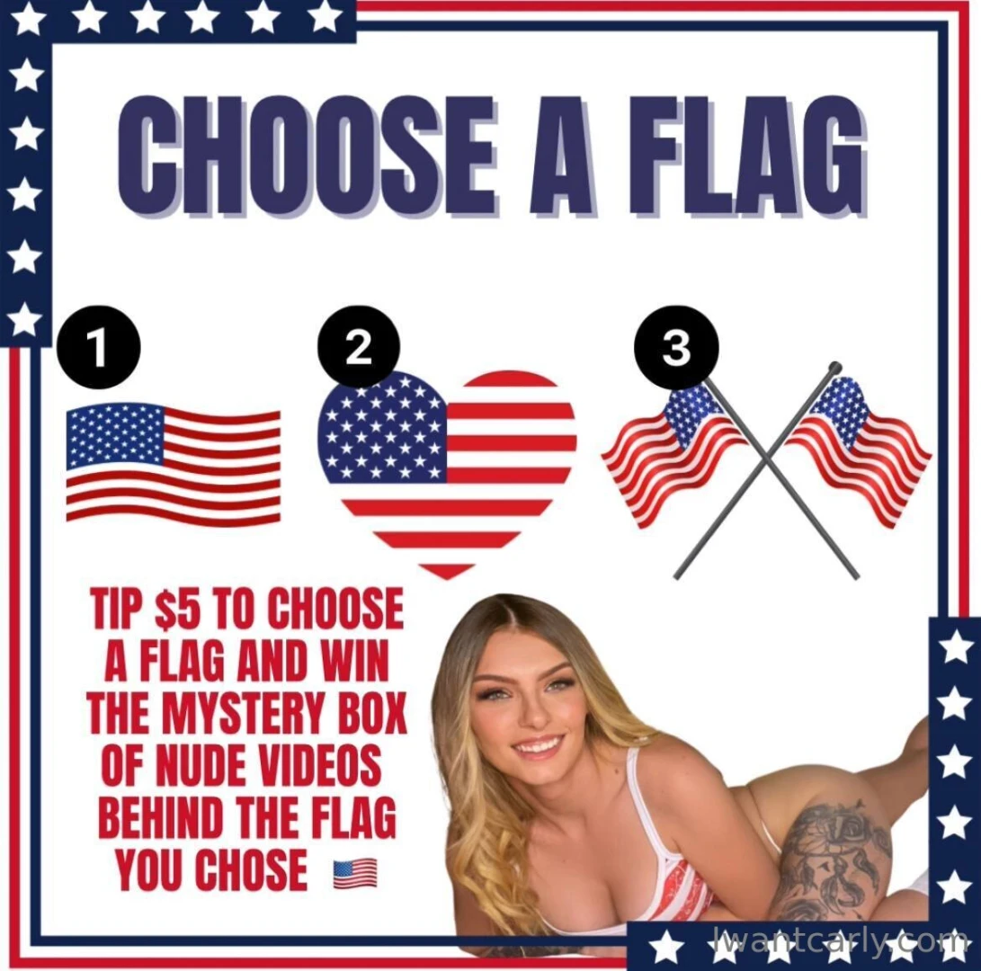 1 choose your flag 2 win your prize 