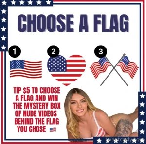 1 choose your flag 2 win your prize