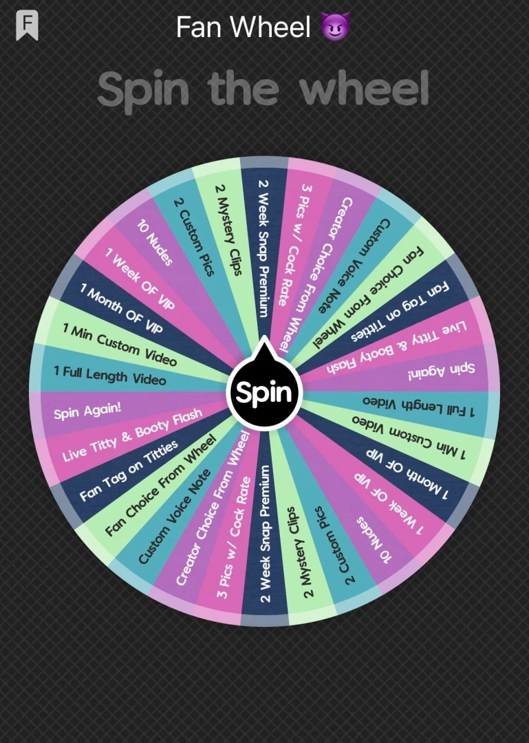 Leann s fan wheel 10 spin buy 2 spins get 1 free let s play baby 