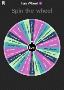 Leann s fan wheel 10 spin buy 2 spins get 1 free let s play baby