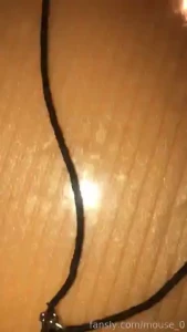 I weaved a short chain of beads as a gift for my friend she loves and part 1