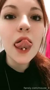 Lick your dick pierced piercing tongue piercedtongue saliva drool