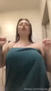 I was jumping to get that towel off me gfe bigboobs egirl alt teen