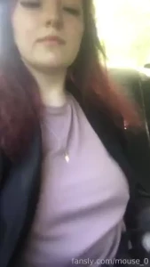 Do you think the cab driver looked in the mirror a lot bouncing