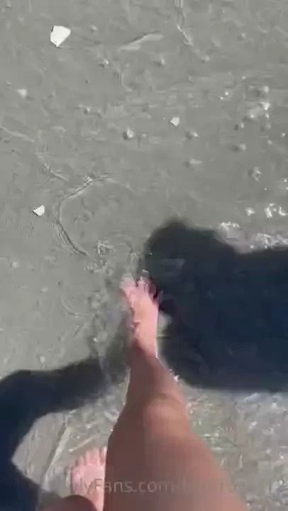 Just walking down the beach with the sand between my toes 