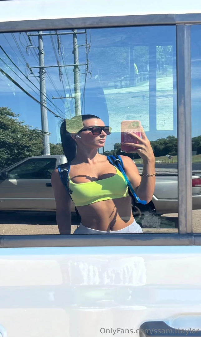 New car reflection 