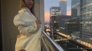 Squirting sunday in london i hope noone saw