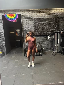 Do you want to see my work out routine today i focused on and while it