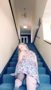 Climbing the stairs