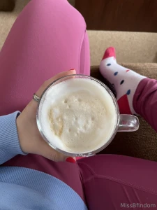 Send for coffee and maybe i will let u kiss the sock through the