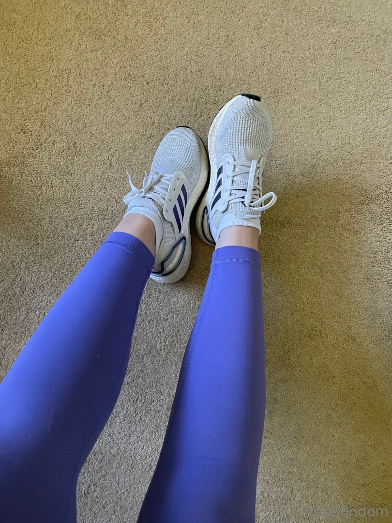 Off for walk be ready to clean my sneakers after 