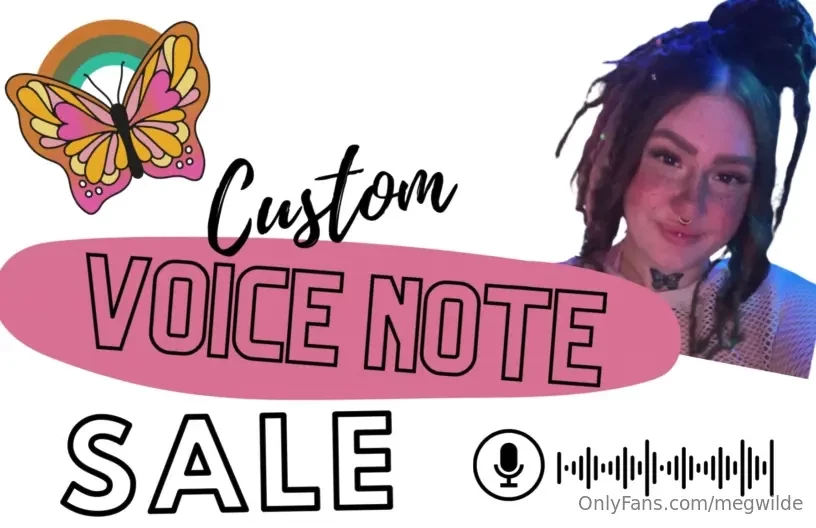 Custom voice note sale do you have something personalized you d love 