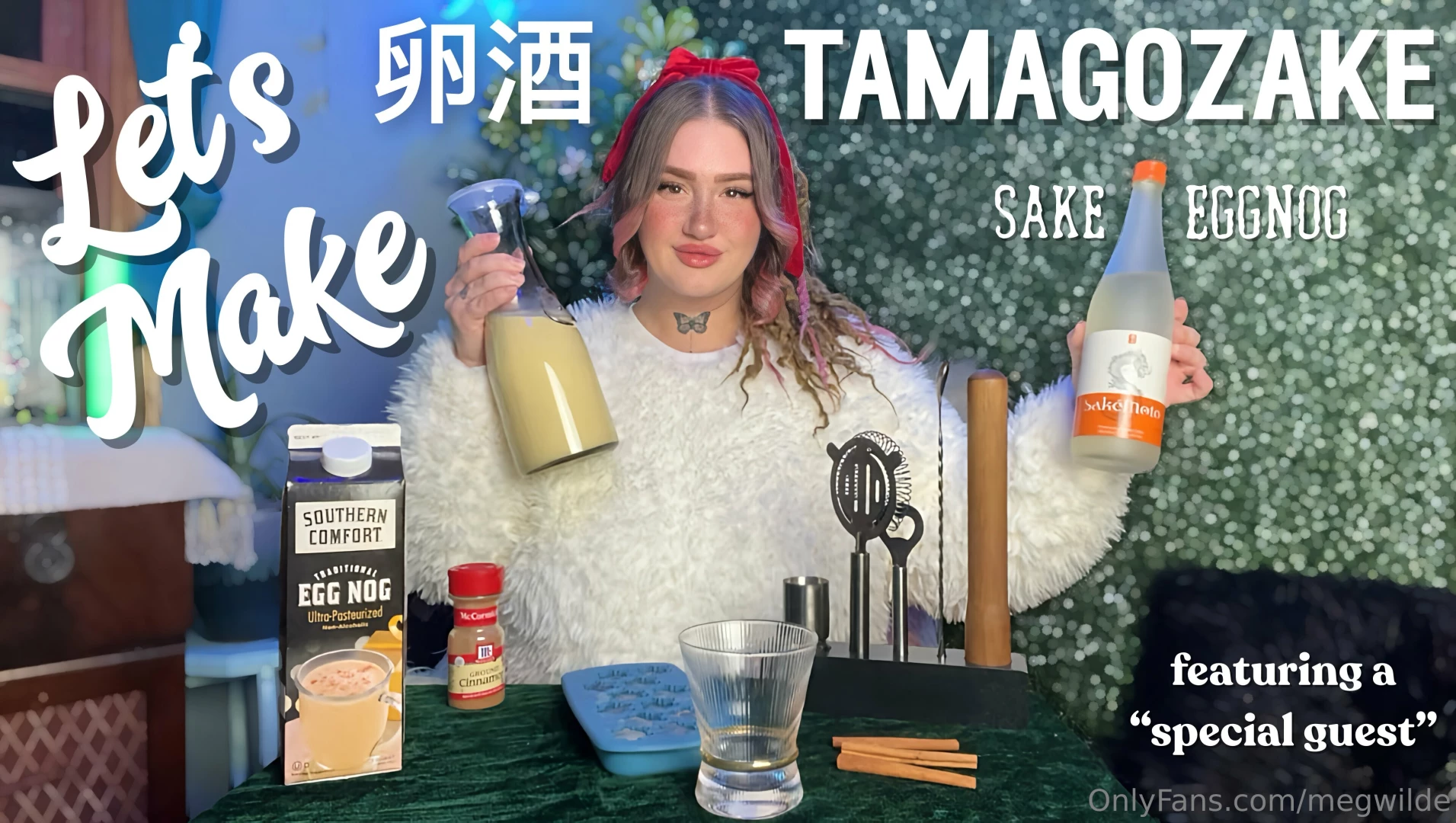 Tis the season to turn up the heat and make some sake eggnog 
