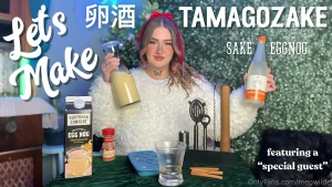 Tis the season to turn up the heat and make some sake eggnog
