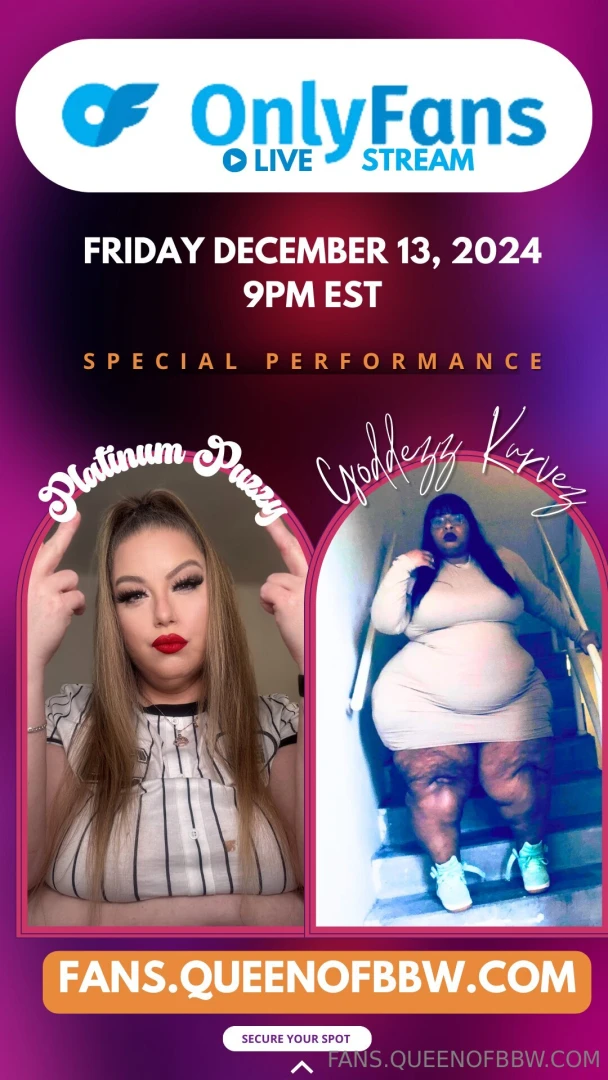 Next live show friday 9pm est with goddezzkurvez see you there on 