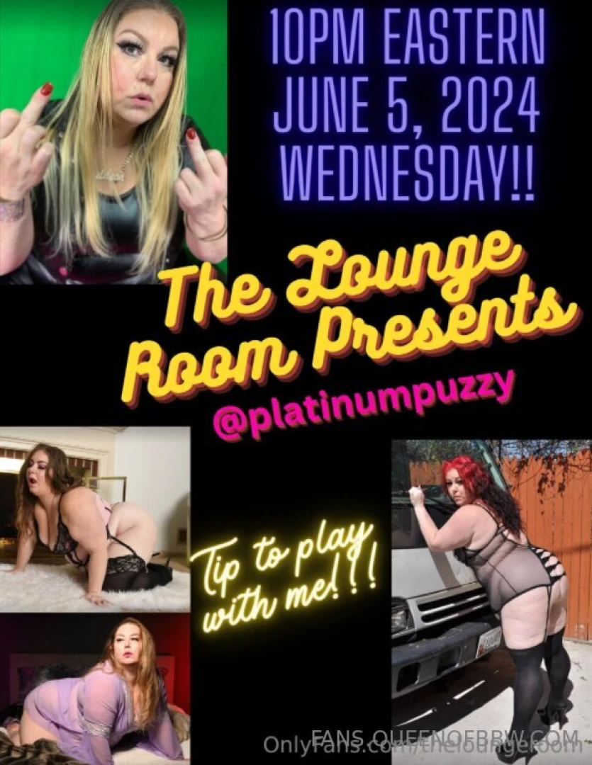 This wednesday showi will be on theloungeroom we are excited to have 