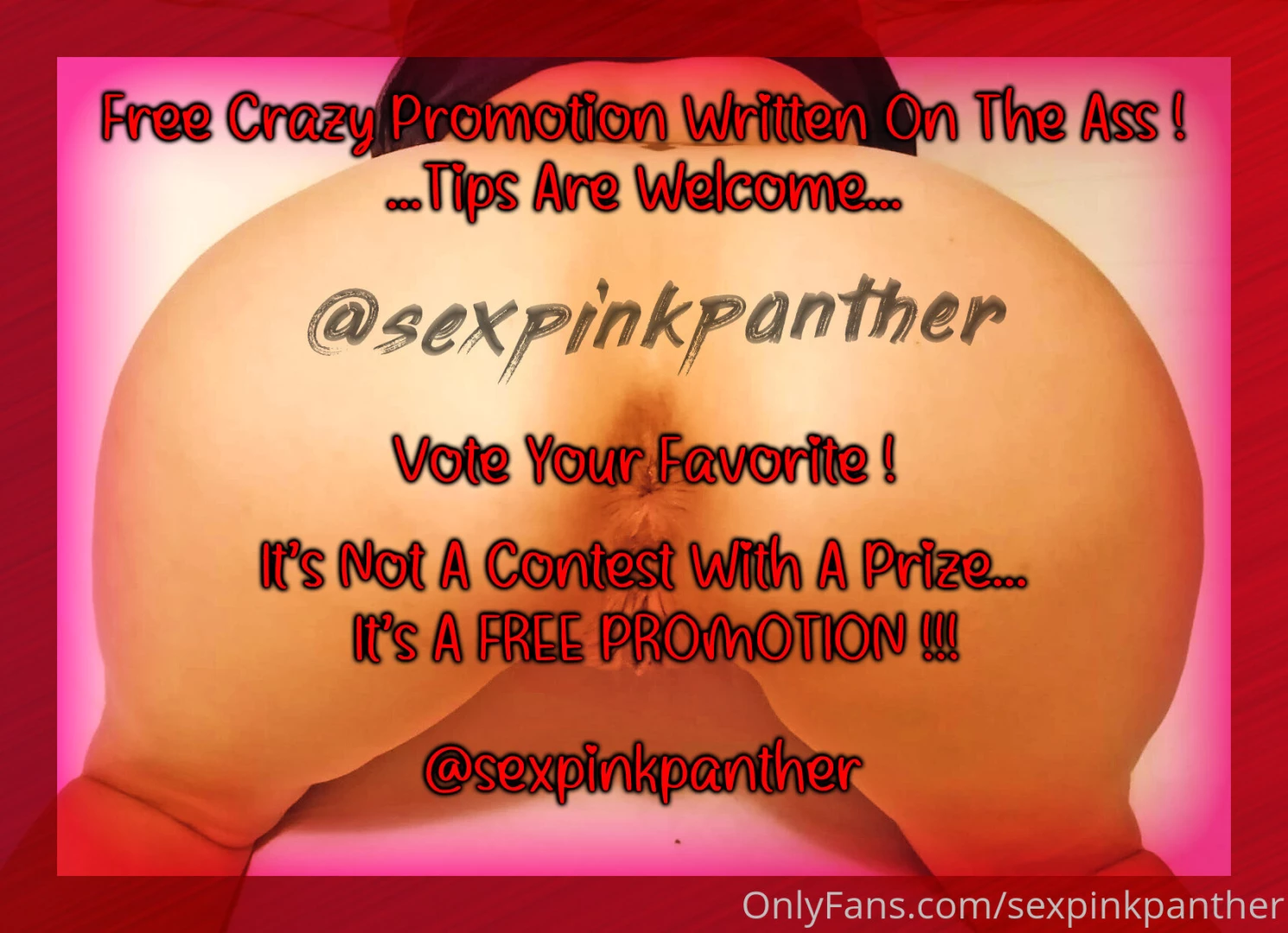 Free crazy promotion written on the ass ad tips are welcome below is part 3 